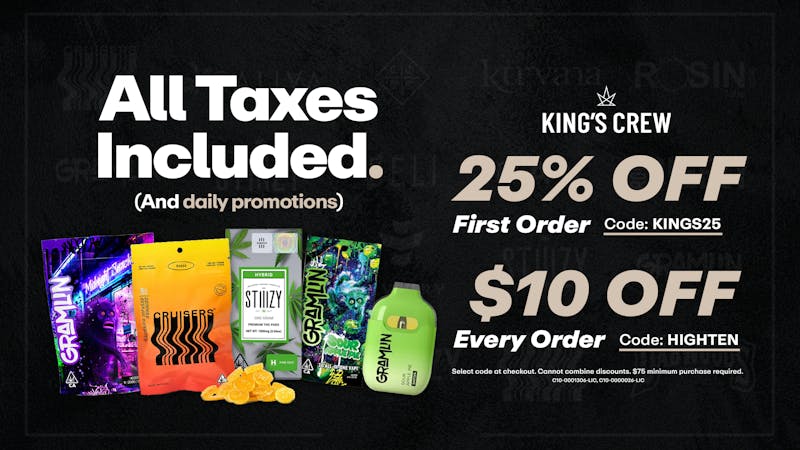 King's Crew 25% Off 1st | $10 Off All Orders