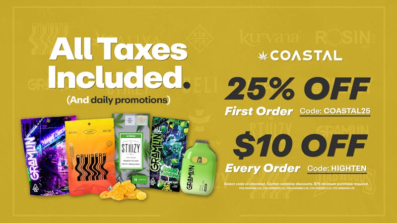 Coastal Stockton 25% Off 1st | $10 Off All Orders