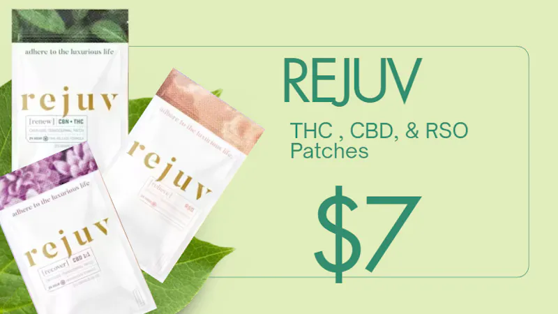 Blazin Buddiez $7 Rejuv CBD, THC, RSO Patches!