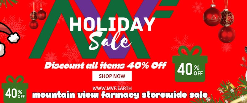 Mountain View Farmacy 40% Off Storewide Holiday Sale
