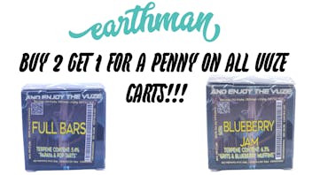 Earthman Experience BUY 2 VUZE CARTS GET 1 FOR A PENNY!