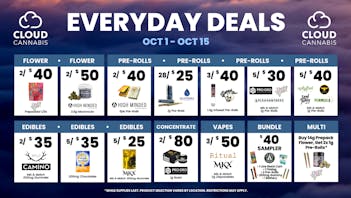 Cloud Cannabis - Downtown Fulton - Recreational 50% off Select HM Flower - 30% off Moonrocks