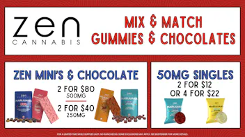 Flora Farms Joplin 2 for $40 Zen 250mg Gummies & Chocolates