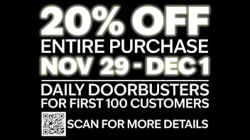 Flora Farms - Lee's Summit 20% Off Entire Purchase Sat Nov 29 - Mon Dec 1