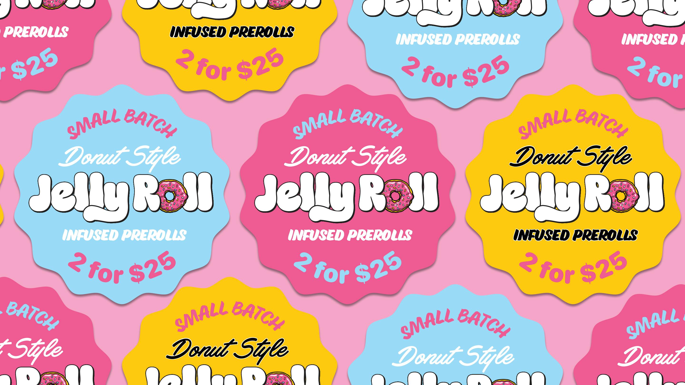 Flora Farms - Stateline 2 for $25 Jelly Roll 1.1g Infused Pre-Rolls