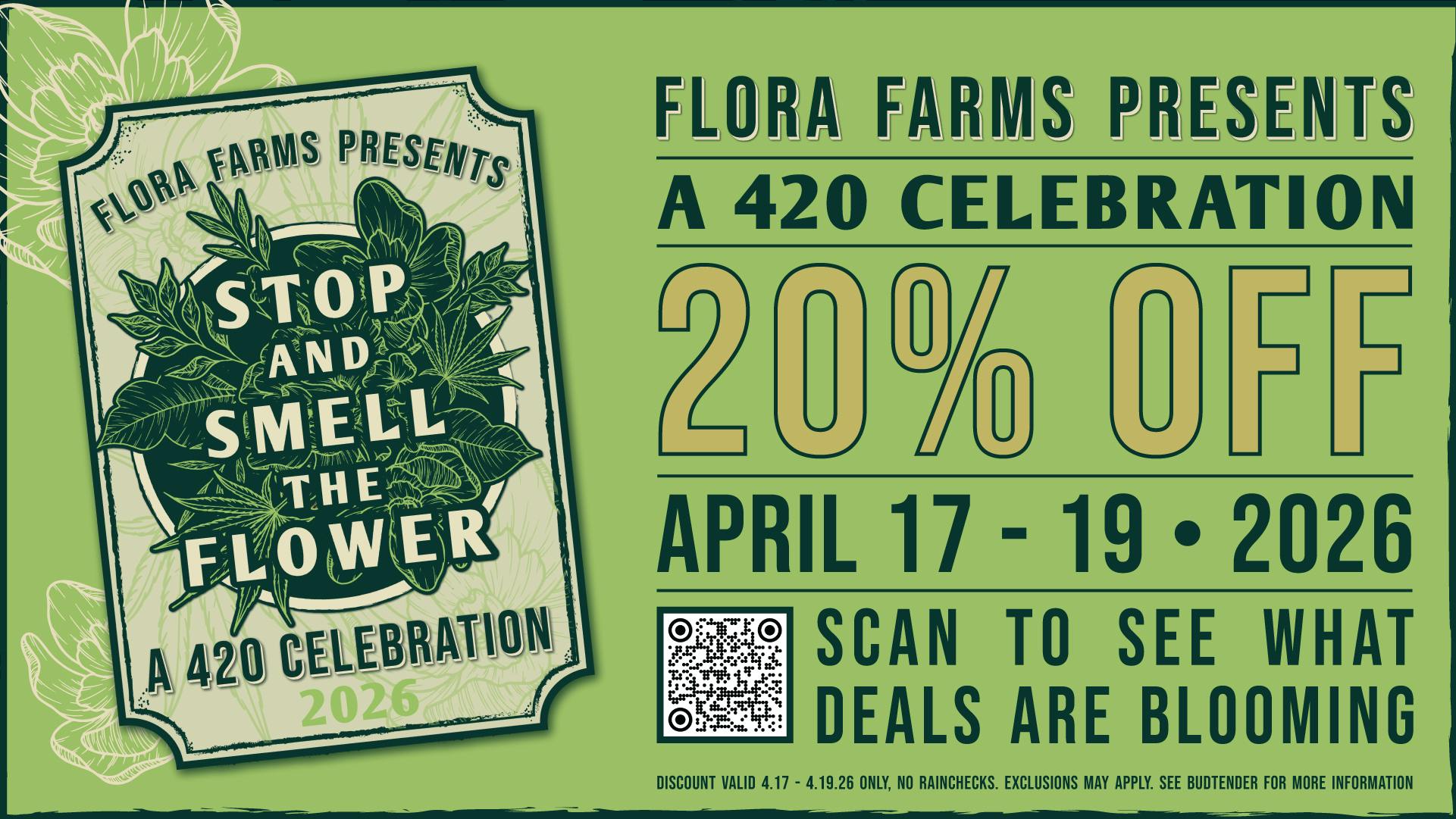 Flora Farms - Springfield 20% Off Your Entire Purchase!