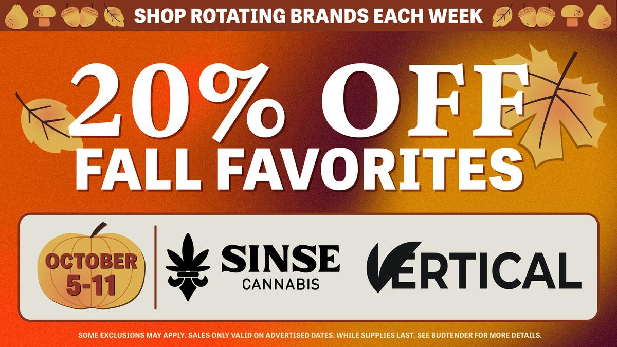 Flora Farms - Stateline 20% Off Sinse & Vertical