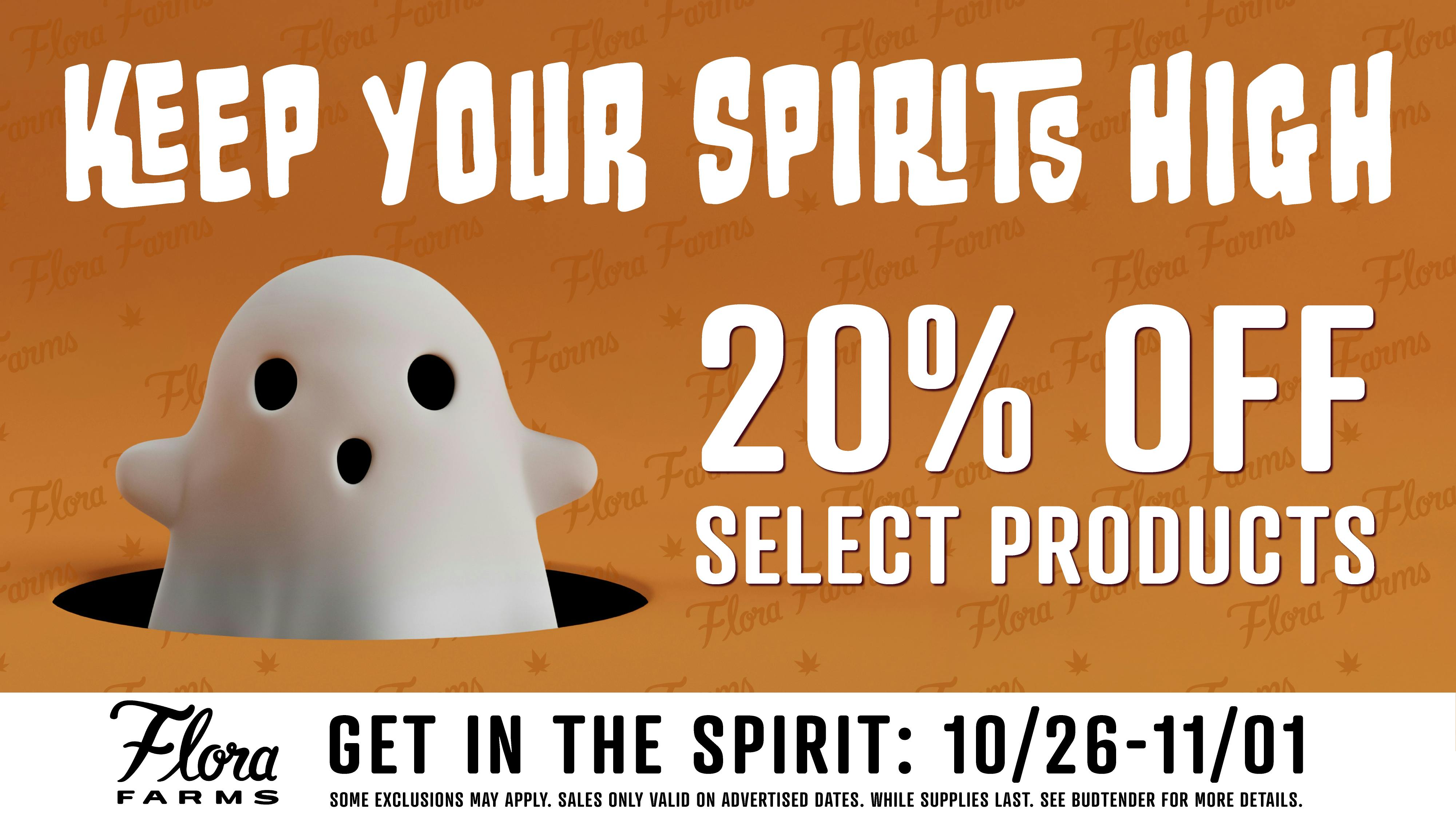 Flora Farms - Springfield 10/26-11/1: 20% off select products