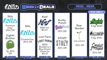 Stilo Supply Up to 30% Off: Raw Garden, STIIIZY, Stilo + MORE!