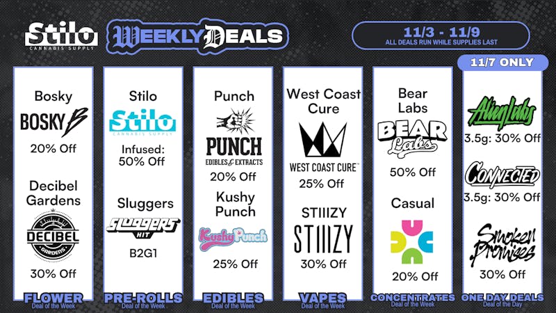 Stilo Supply Up to 50% OFF 💨 Bosky, WCC, STIIIZY + MORE!