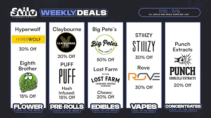 Stilo Supply Up to 50% OFF ‼️ Claybourne, STIIIZY + MORE!