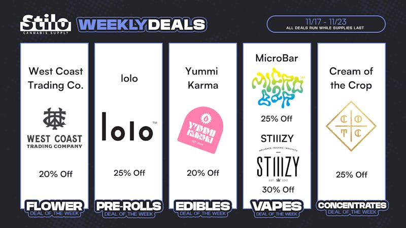 Stilo Supply ‼️🔥 Up to 50% Off: COTC, STIIIZY + MORE ‼️🔥