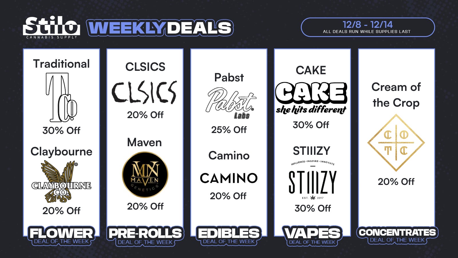 Stilo Supply Up to 30% OFF: Claybourne, Traditional + MORE! ‼️