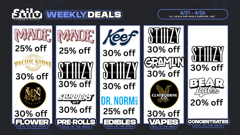 Stilo Supply Up to 30% OFF: CLAYBOURNE, STIIIZY, MADE + MORE! ✨