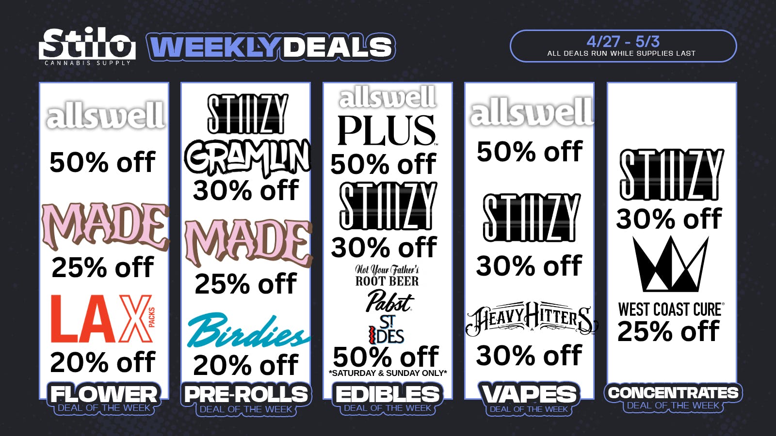 Stilo Supply Up to 50% OFF: Allswell, Heavy Hitters + MORE! 🔥