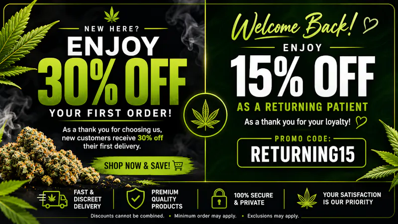 SUPPLY 30% OFF First time Patient, 15% OFF RETURNING!