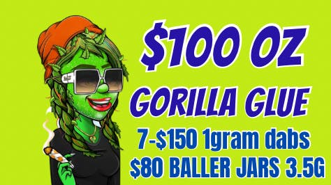 SupHerb Dispensary $100 oz gorilla glue