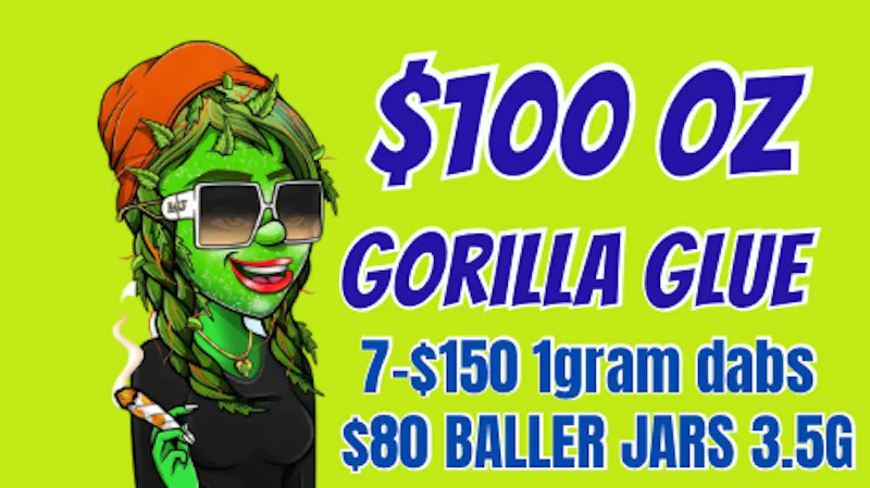 SupHerb Dispensary $100 oz gorilla glue