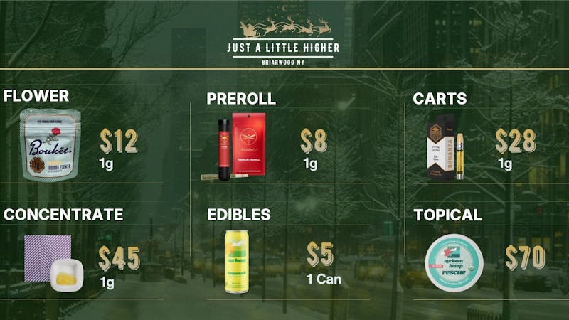 Just A Little Higher - Briarwood, Queens Holiday High Savings - Christmas Specials! 🎁🎅