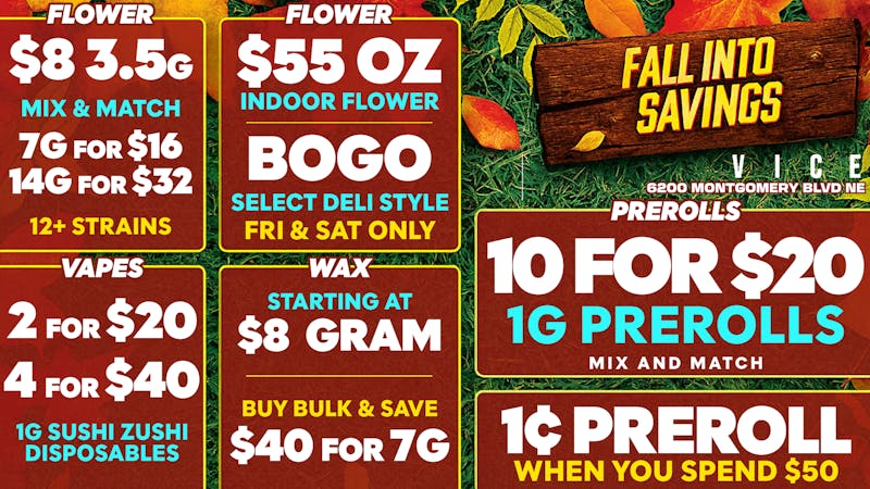 VICE Cannabis 🔥BLACK FRIDAY all month long⛽