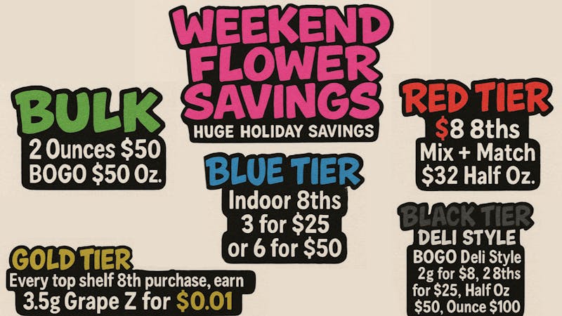 VICE Cannabis WEEKEND FLOWER SAVINGS 💰🍃