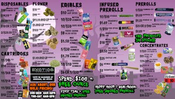 Exotics Cannabis - Adrian - NOW OPEN! All Treats, No Tricks! | Happy Hour 8am to 12pm