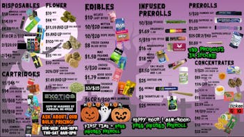 Exotics Cannabis - Adrian - NOW OPEN! All Treats, No Tricks! | Happy Hour 8am to 12pm