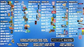 Exotics Cannabis - Adrian - NOW OPEN! 🔥LOWEST PRICES IN THE STATE!