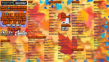 Exotics Cannabis - Adrian - NOW OPEN! Puff, Pass, Give Thanks. | Happy Thanksgiving!