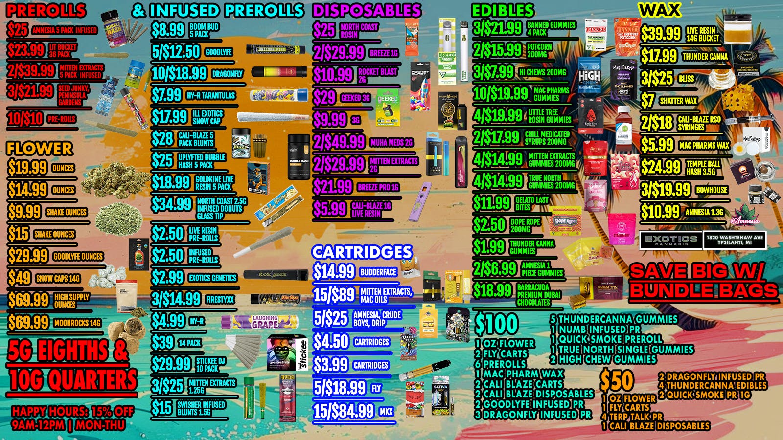 Exotics Cannabis - Ypsilanti SAVE WITH BUNDLE BAGS 💎