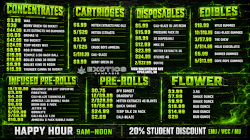 Exotics Cannabis - Ypsilanti ☀️ BEAT THE HEAT 🔥 $0.75 PREROLLS 🔥 $3.99 WAX