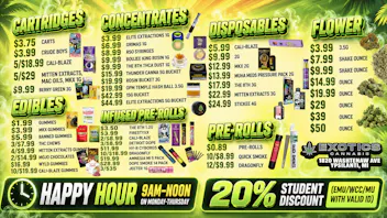 Exotics Cannabis - Ypsilanti 🔥$0.89 PRE-ROLLS 🔥 $1.99 GUMMIES 🔥 5/$29 CARTS