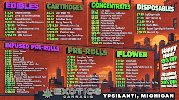 Exotics Cannabis - Ypsilanti YPSI'S BEST PICKS! 🏈