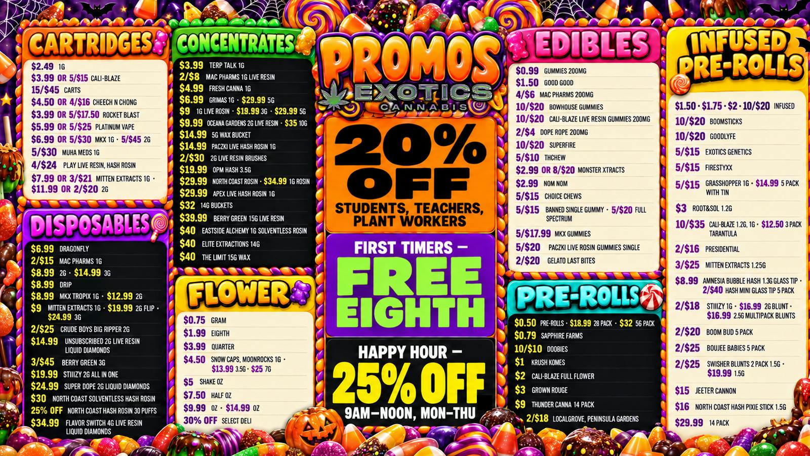 Exotics Cannabis - Saginaw BEST DEAL DROP IN SAGINAW 📦