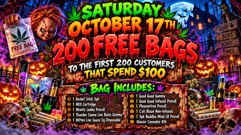Exotics Cannabis - Adrian - NOW OPEN! SATURDAY OCTOBER 17th, FIRST 200 GIVEAWAY BAG!