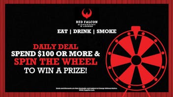 Red Falcon Spin the Wheel, Score Big!