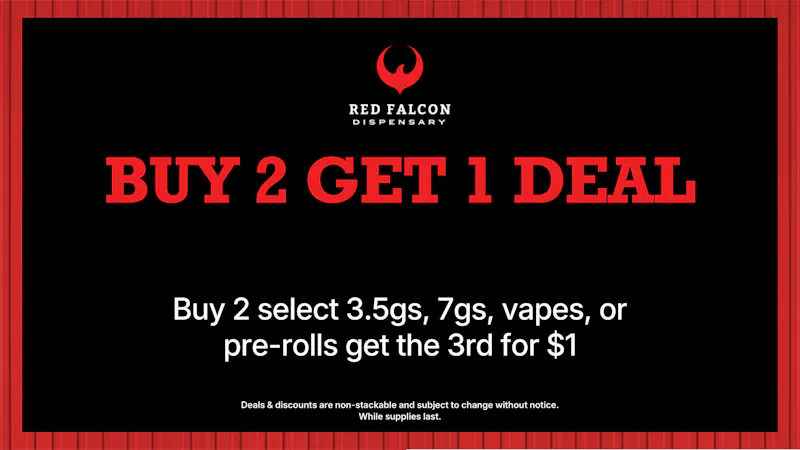 Red Falcon BUY 2 GET 1 FOR $1