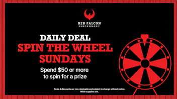 Red Falcon SUPERSPIN SUNDAYS
