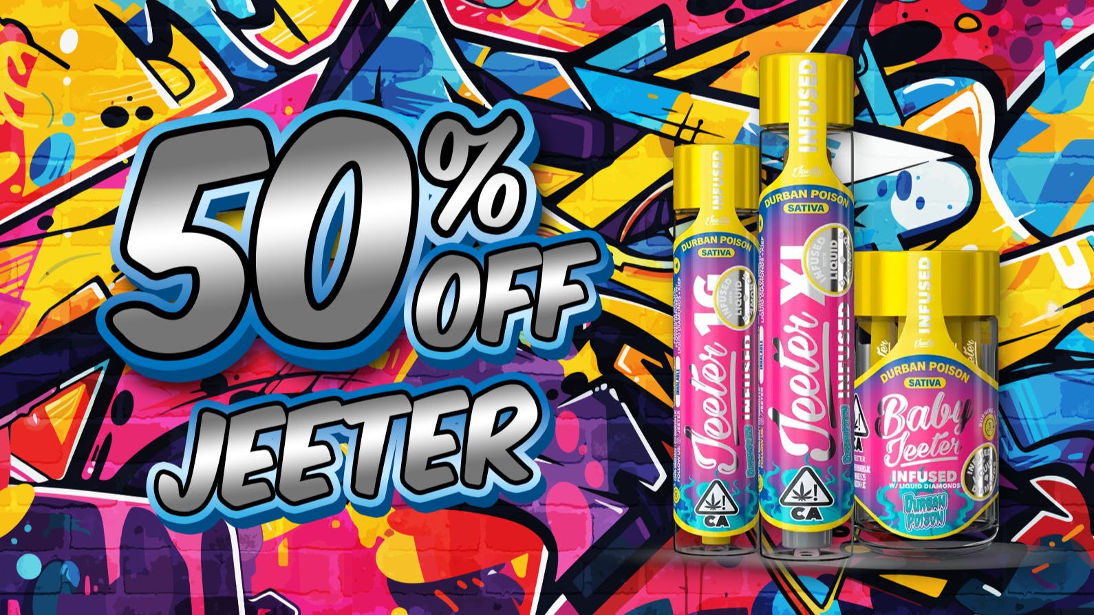 Leaf and Lion - Long Beach 50% Off All Jeeter Infused Pre Rolls!