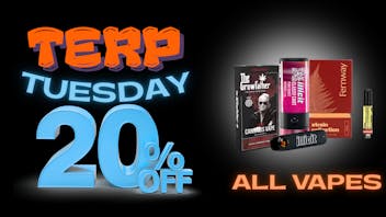 RushBudz Delivery Terp Tuesday 20% OFF