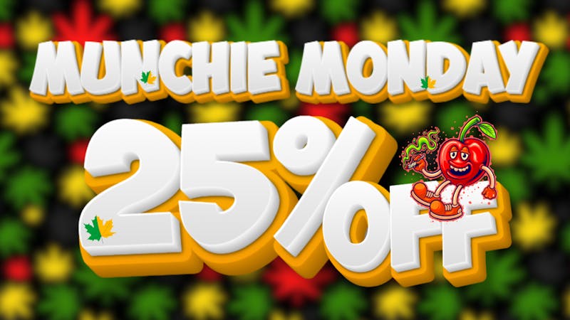RushBudz Delivery MUNCHIE MONDAY 25% OFF