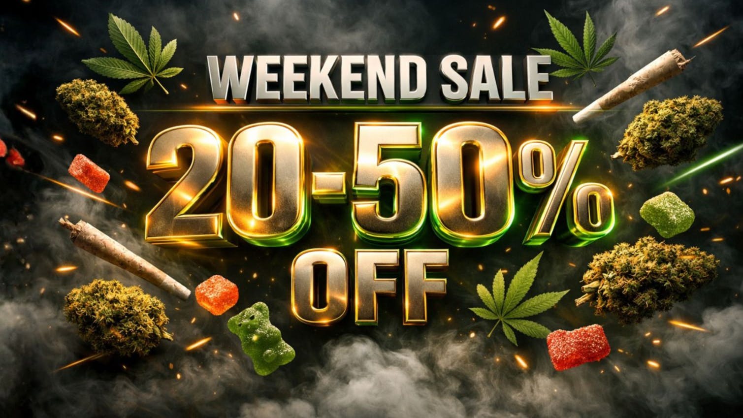 RushBudz Delivery WEEKEND SALE 25%OFF