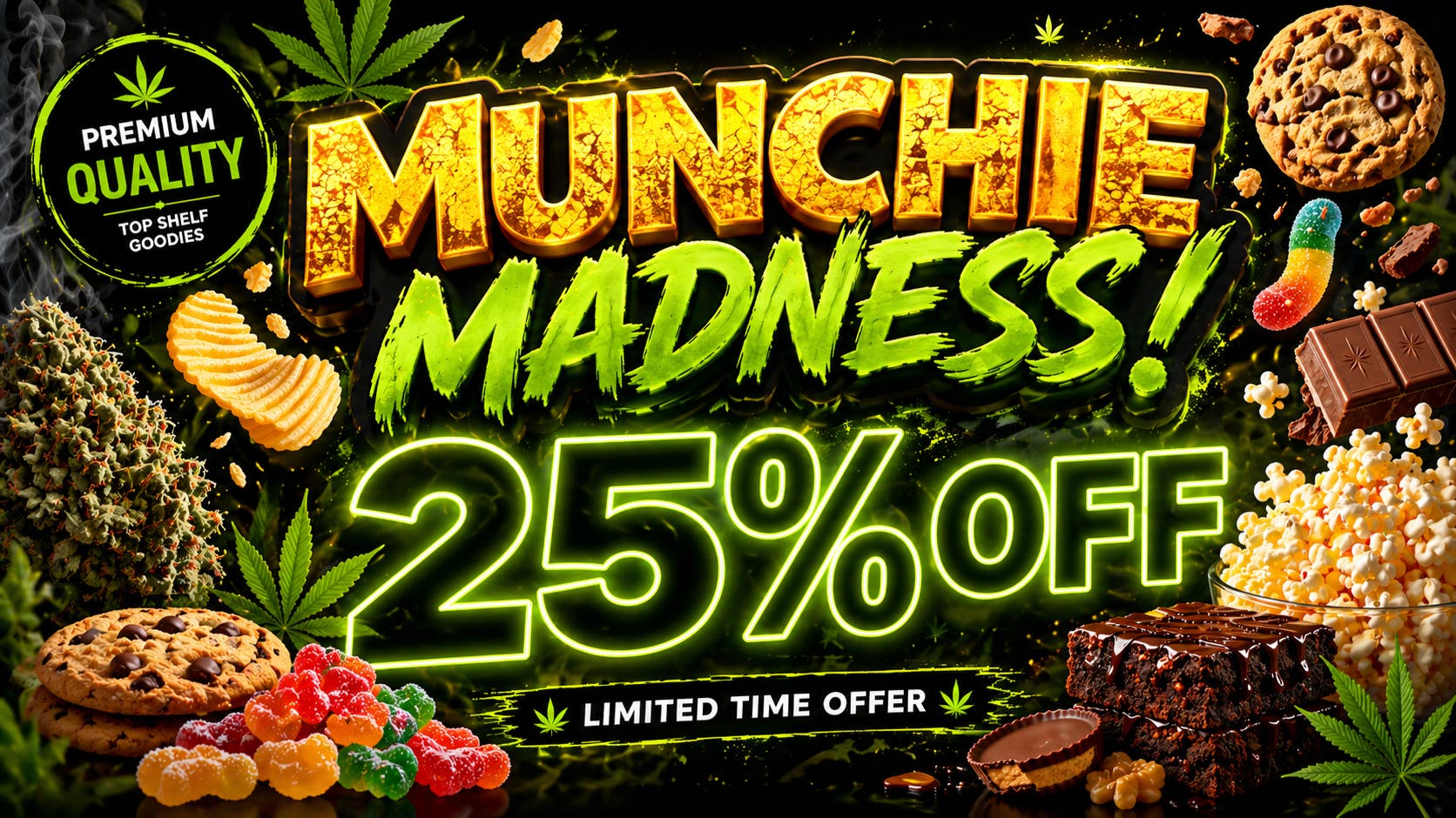 RushBudz Delivery MUNCHIE MADNESS 25%OFF