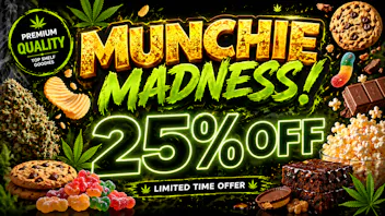 RushBudz Delivery MUNCHIE MADNESS 25%OFF