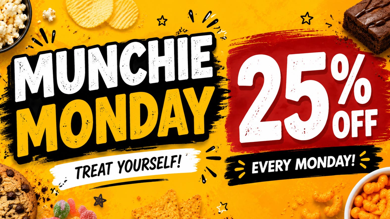 RushBudz Dispensary MUNCHIE MONDAY 25% OFF