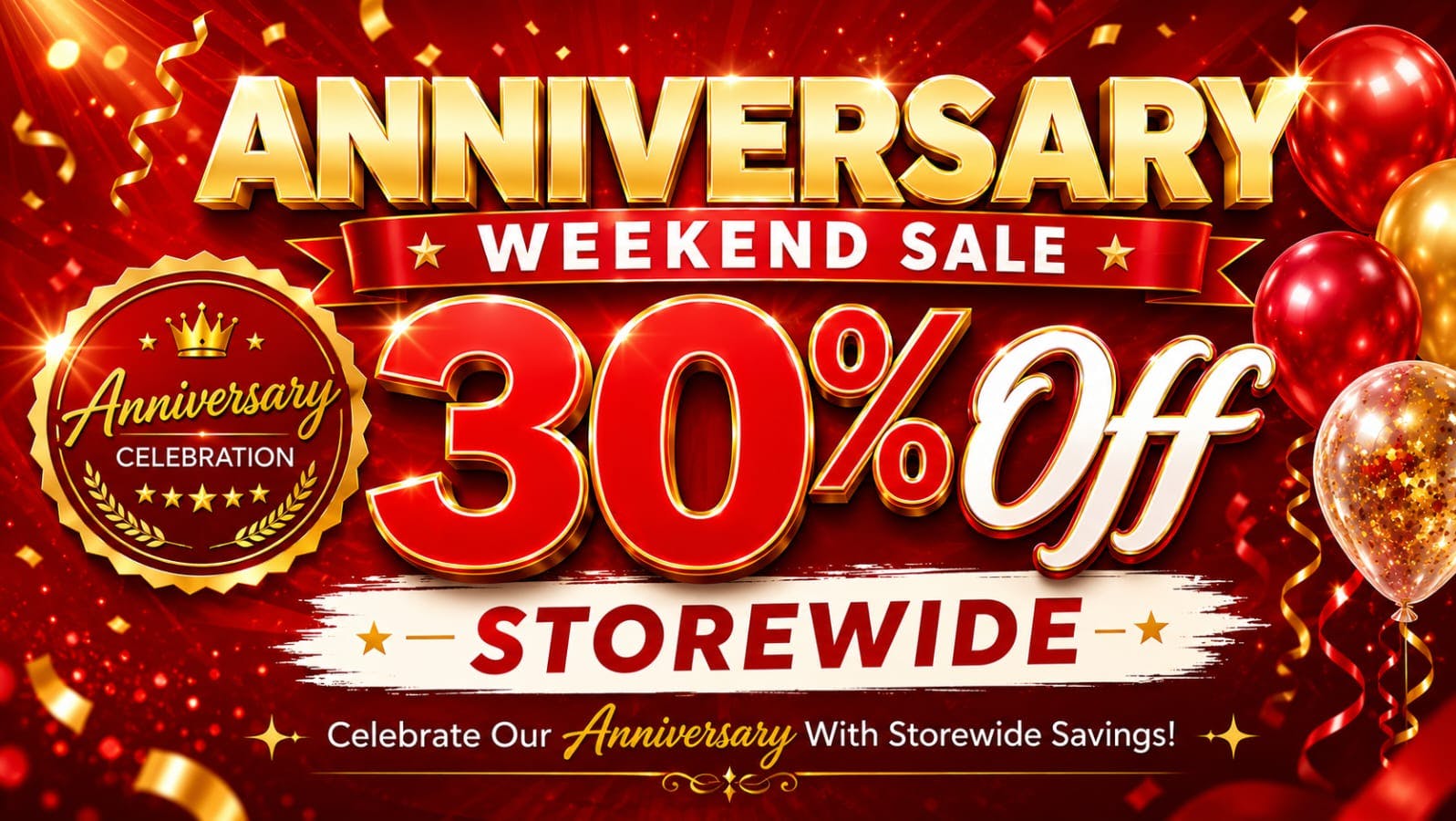 RushBudz Delivery Anniversary Weekend Sale 30% Storewide