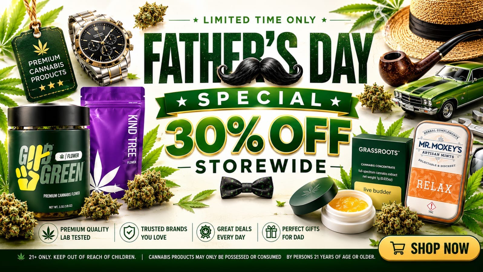 RushBudz Delivery FATHER'S DAY 30%OFF