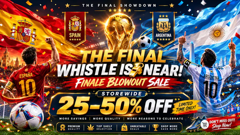 RushBudz Delivery THE FINAL WHISTLE IS NEAR! 25-50%OFF