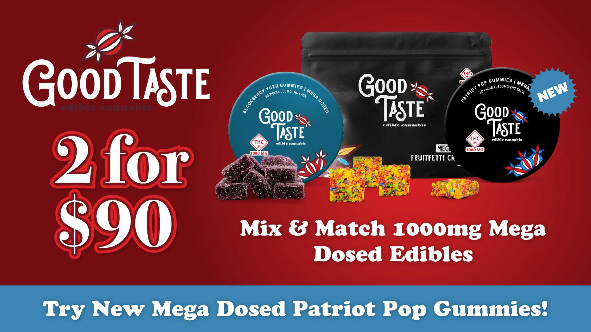 Kind Goods - Manchester New Patriot Pop Gummies
