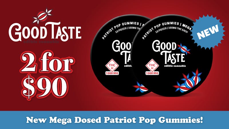 Kind Goods - Manchester New Mega Dosed Patriot Pop Gummies